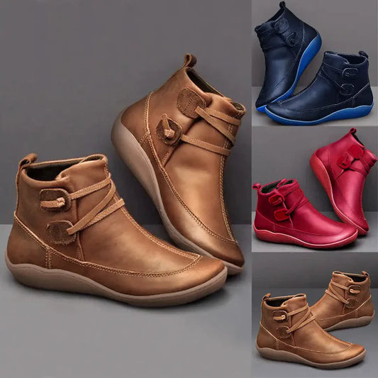 OrthoWay | Vintage | Orthopedisch | Herfst enkelaarzen OrthoWay