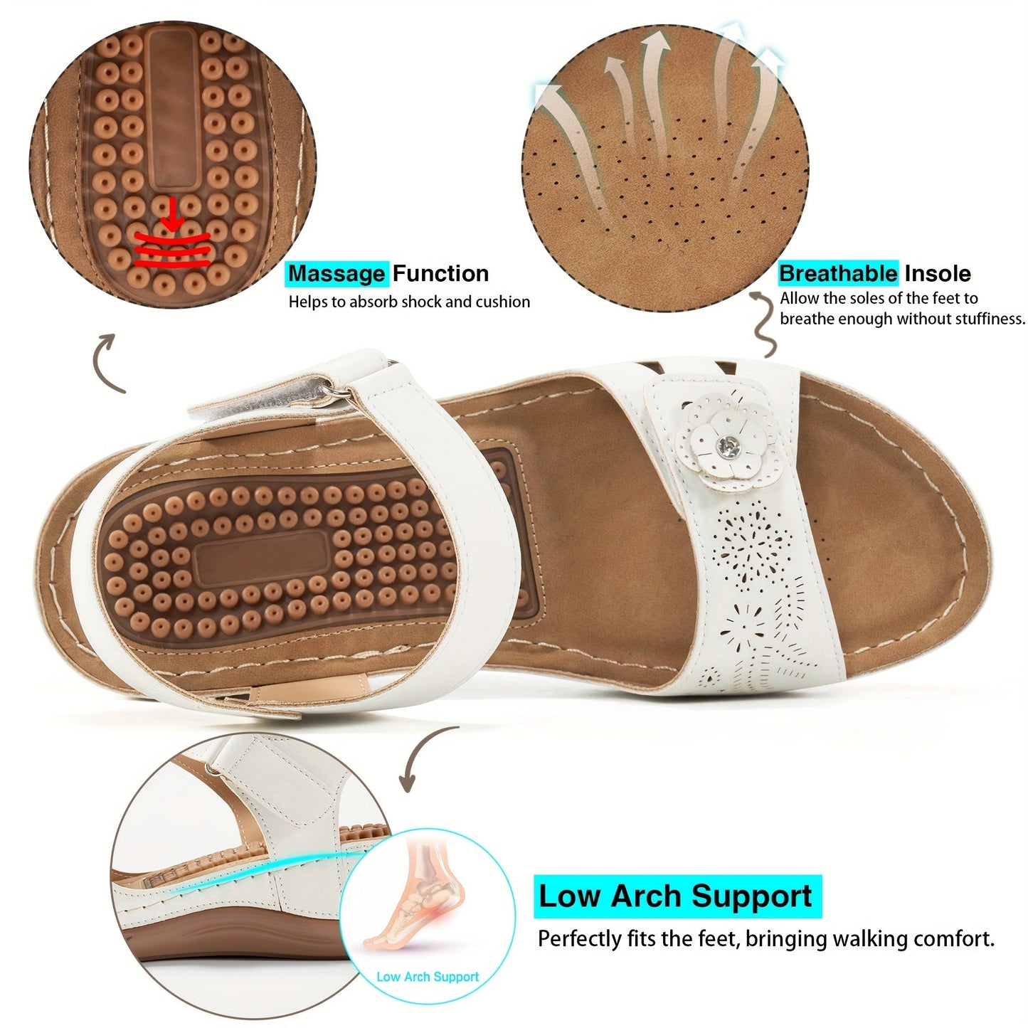OrthoWay | flower Sandals OrthoWay