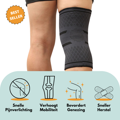 OrthoWay|  Pijnverlichtende Knie Brace Pro | 1 + 1 GRATIS