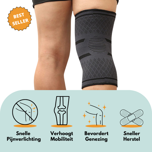 OrthoWay|  Pijnverlichtende Knie Brace Pro | 1 + 1 GRATIS