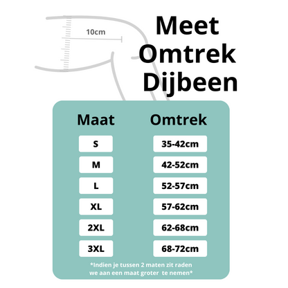 OrthoWay | Knie compressie band  | Pijnverlichting | 1 + 1 GRATIS!